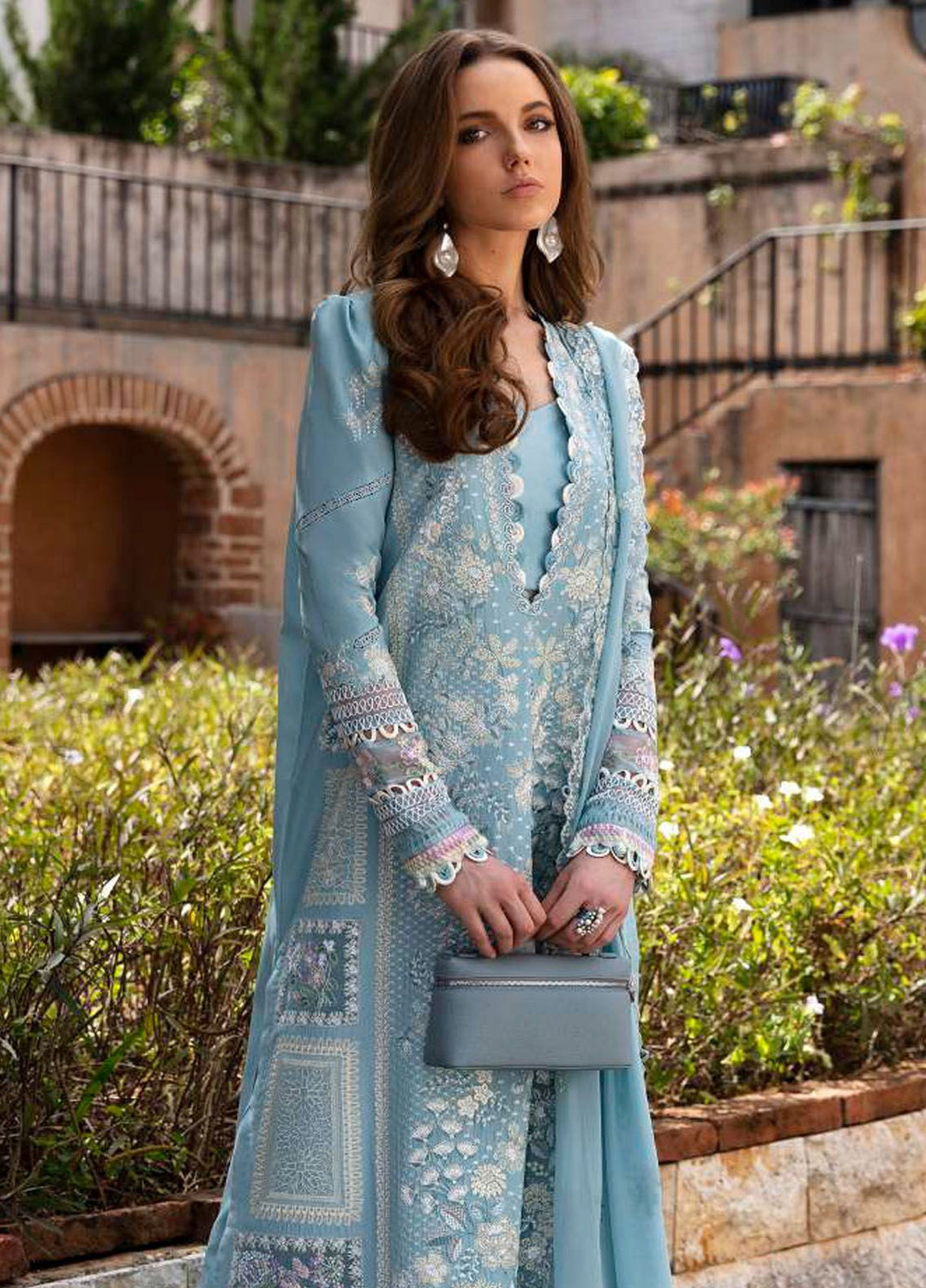 Ilana by Republic Embroidered Lawn Suits Unstitched 3 Piece RW24I D-4B - Eid Collection