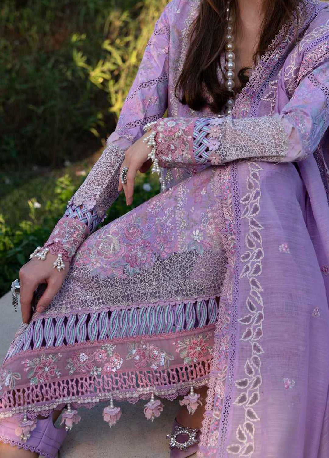 Ilana by Republic Embroidered Lawn Suits Unstitched 3 Piece RW24I D-5B - Eid Collection