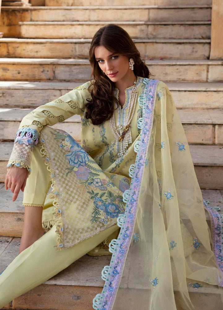 Ilana by Republic Embroidered Lawn Suits Unstitched 3 Piece RW24I D-7B - Eid Collection