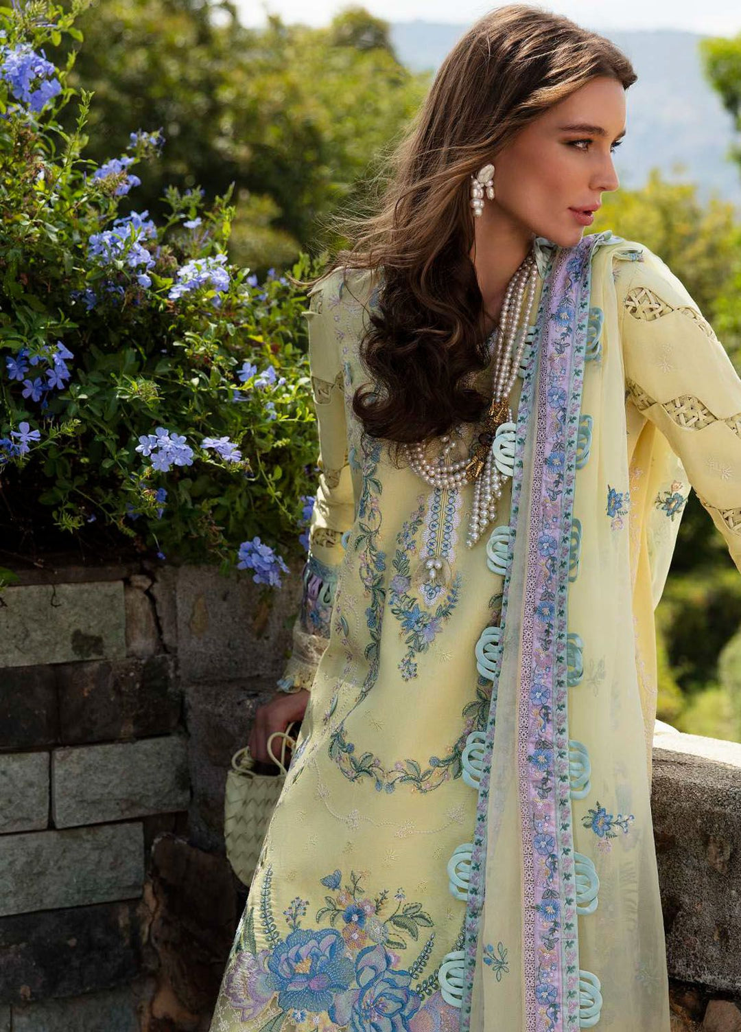 Ilana by Republic Embroidered Lawn Suits Unstitched 3 Piece RW24I D-7B - Eid Collection
