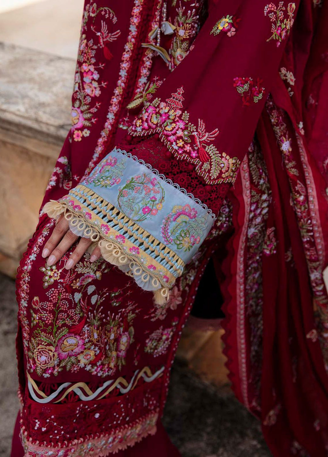 Ilana by Republic Embroidered Lawn Suits Unstitched 3 Piece RW24I D-8A - Eid Collection