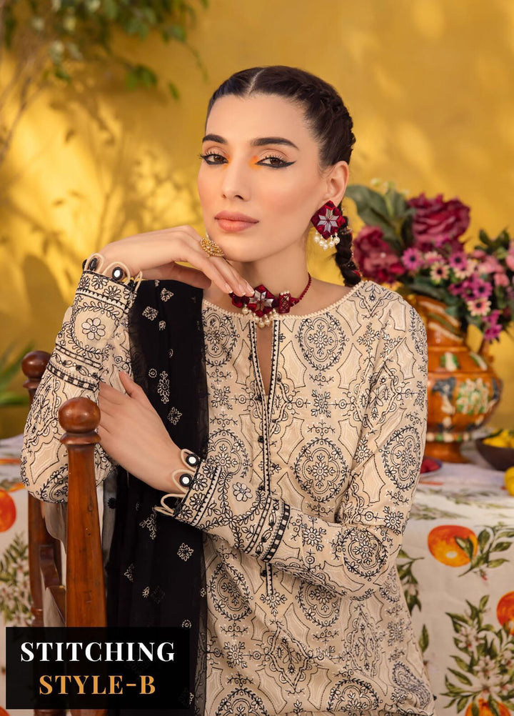 Ilara By Iznik Embroidered Lawn Suits Unstitched 3 Piece IZ23I IL-02 Gaia - Spring / Summer Collection