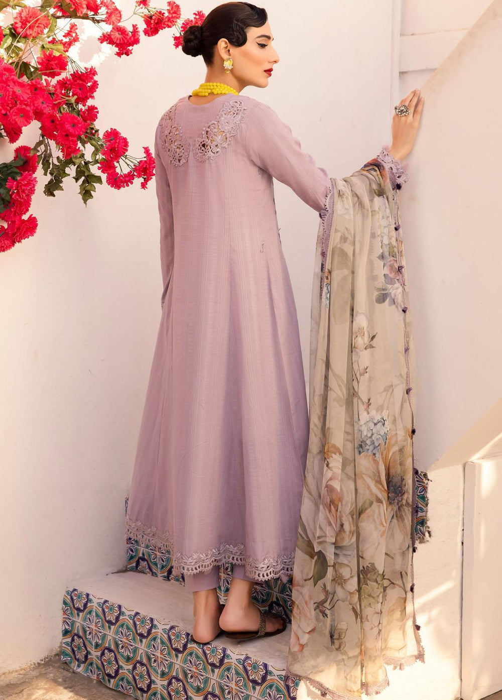 Ilara By Iznik Embroidered Lawn Suits Unstitched 3 Piece IZ23I IL-09 Ines - Spring / Summer Collection
