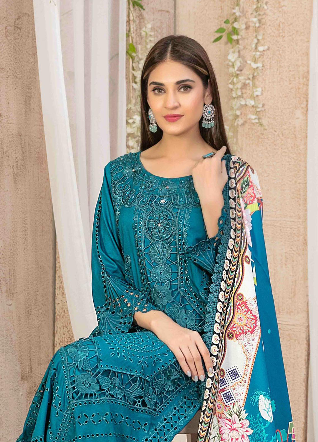Ilona By Tawakkal Fabrics Embroidered Staple Suits Unstitched 3 Piece TWF23I 9582 - Winter Collection