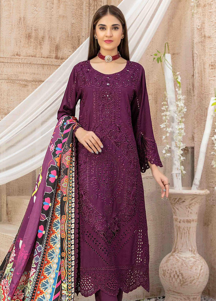 Ilona By Tawakkal Fabrics Embroidered Staple Suits Unstitched 3 Piece TWF23I 9583 - Winter Collection