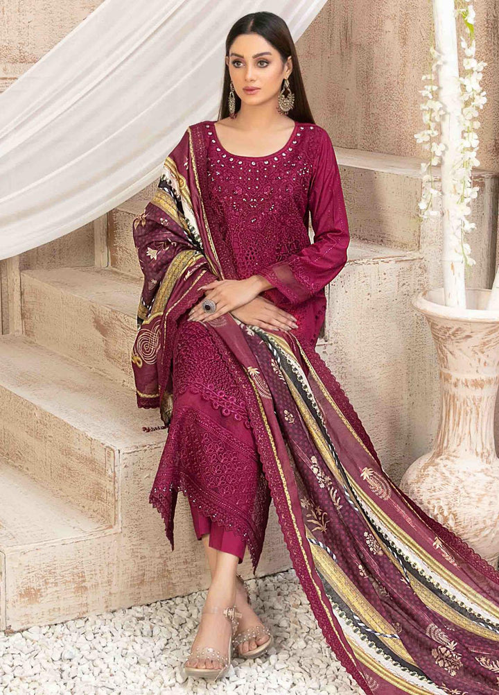 Ilona By Tawakkal Fabrics Embroidered Staple Suits Unstitched 3 Piece TWF23I 9584 - Winter Collection