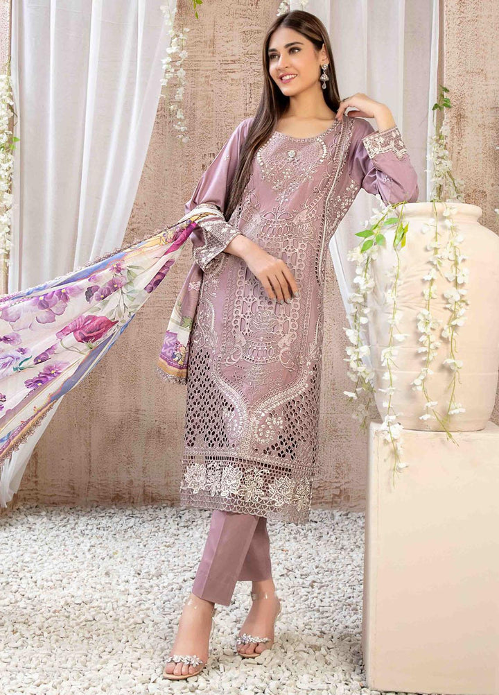 Ilona By Tawakkal Fabrics Embroidered Staple Suits Unstitched 3 Piece TWF23I 9586 - Winter Collection