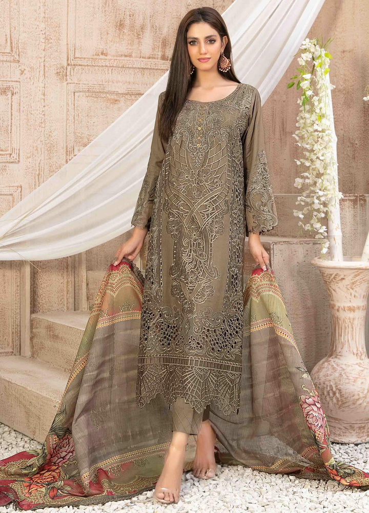 Ilona By Tawakkal Fabrics Embroidered Staple Suits Unstitched 3 Piece TWF23I 9590 - Winter Collection