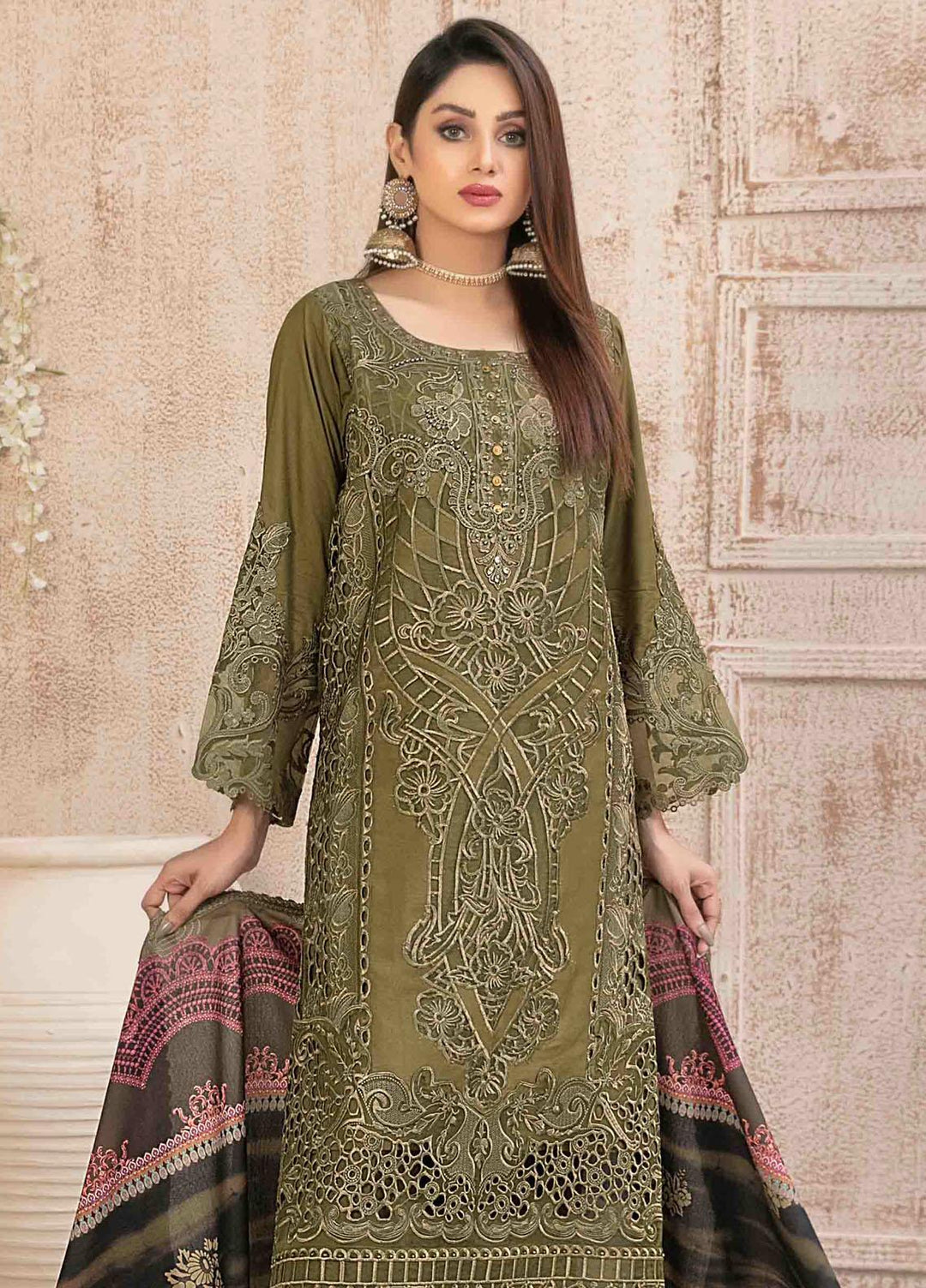 Ilona By Tawakkal Fabrics Embroidered Staple Suits Unstitched 3 Piece TWF23I 9591 - Winter Collection