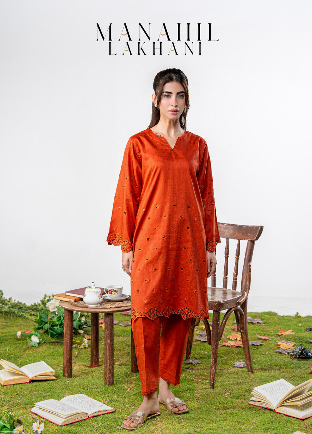 Luna by Manahil Lakhani RTW Embroidered Lawn 2 Piece Suit ML26ULL AUTUMN - Summer Collection