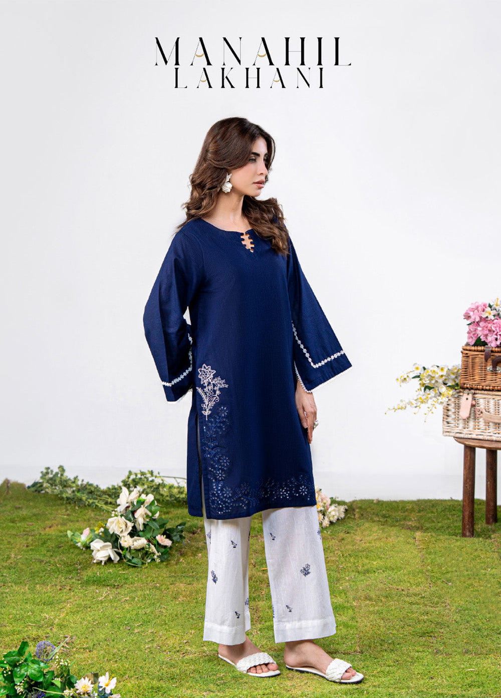 Luna by Manahil Lakhani RTW Embroidered Lawn 2 Piece Suit ML26ULL TWILIGHT - Summer Collection