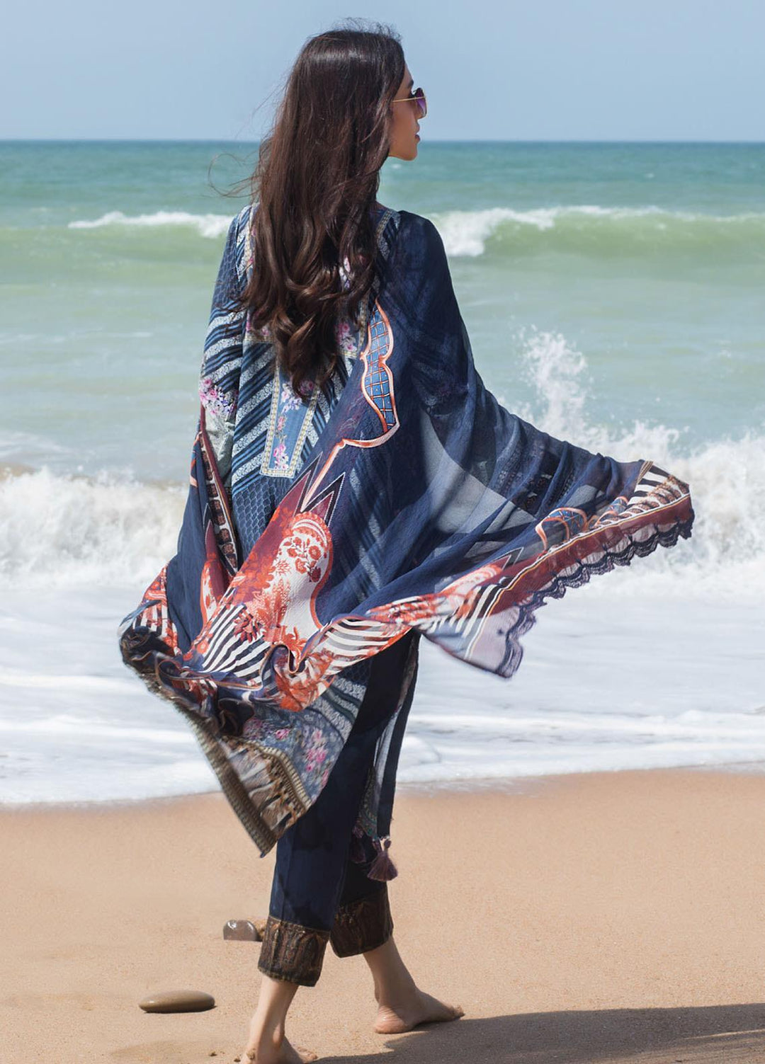 Regalia Textiles Embroidered Lawn Suits Unstitched 3 Piece RG21IN D-01 - Summer Collection