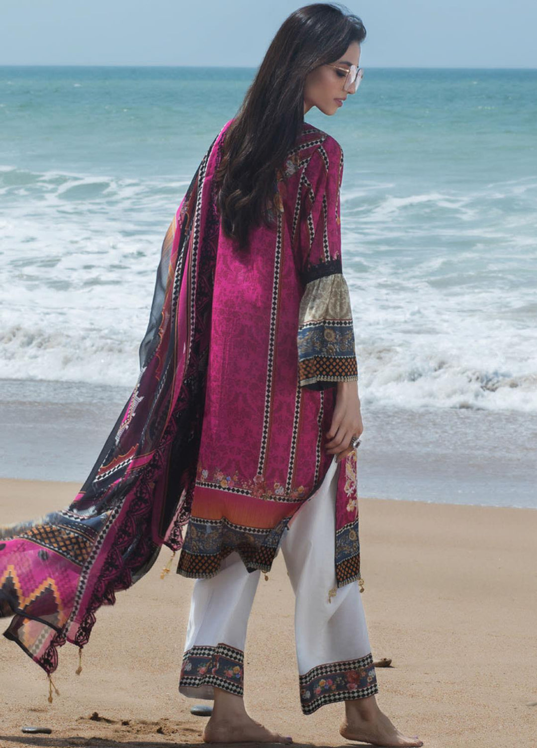 Regalia Textiles Embroidered Lawn Suits Unstitched 3 Piece RG21IN D-02 - Summer Collection