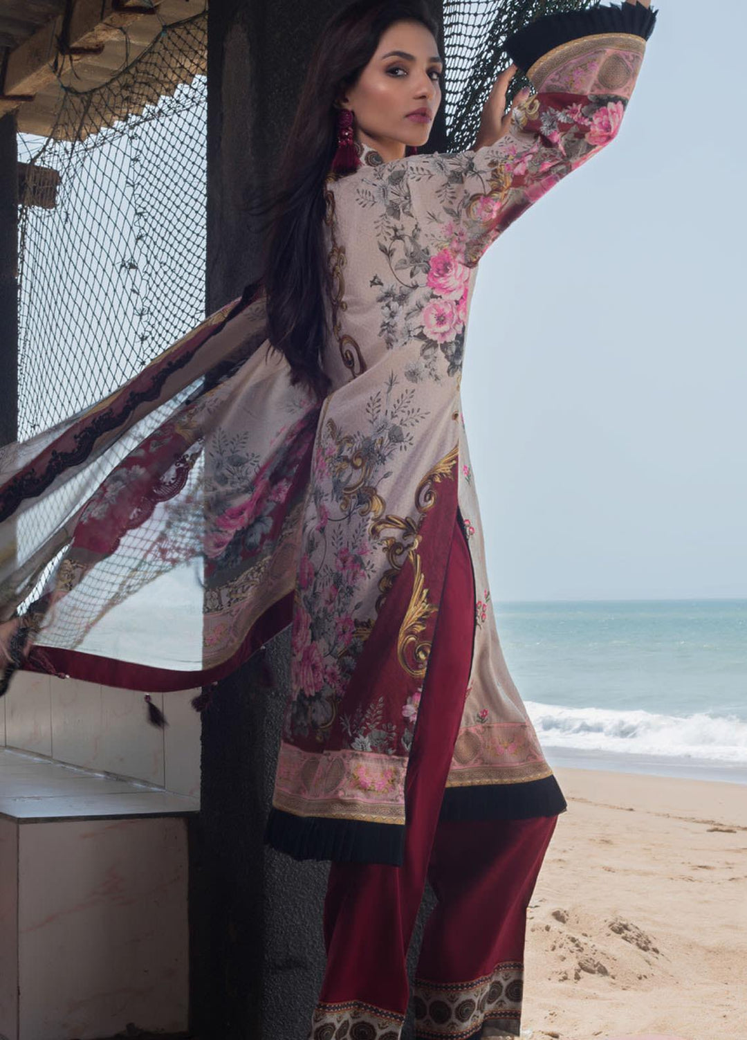 Regalia Textiles Embroidered Lawn Suits Unstitched 3 Piece RG21IN D-03 - Summer Collection