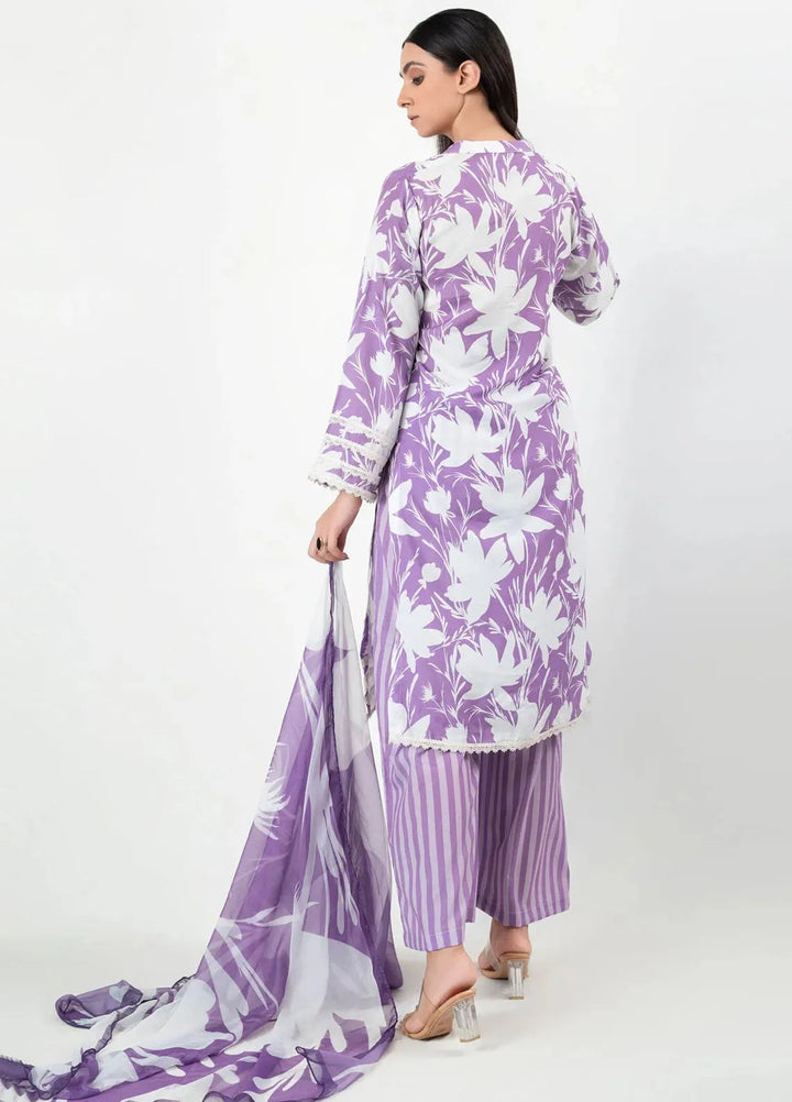 Imran Aftab Printed Silk Suit Unstitched 3 Piece IAW-UF-02 - Winter Collection