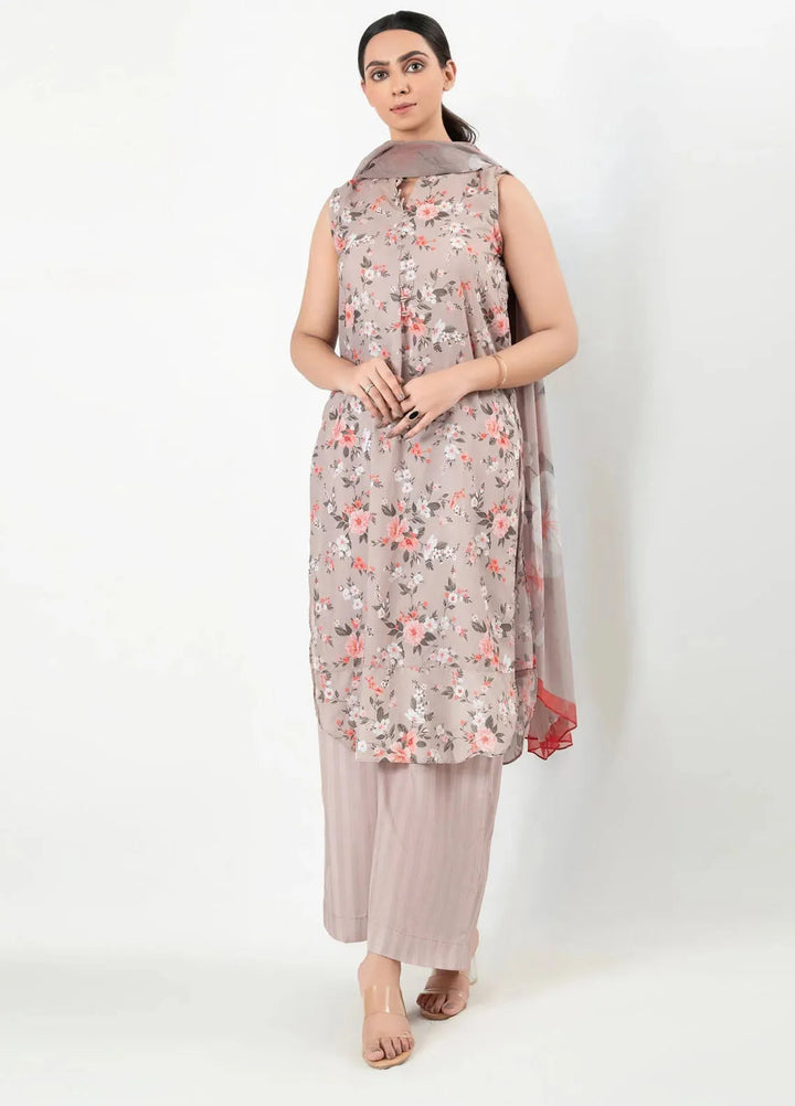 Imran Aftab Printed Silk Suit Unstitched 3 Piece IAW-UF-07 - Winter Collection