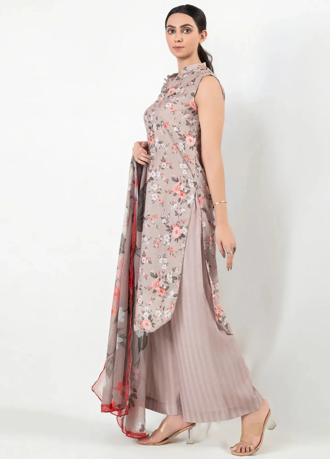 Imran Aftab Printed Silk Suit Unstitched 3 Piece IAW-UF-07 - Winter Collection