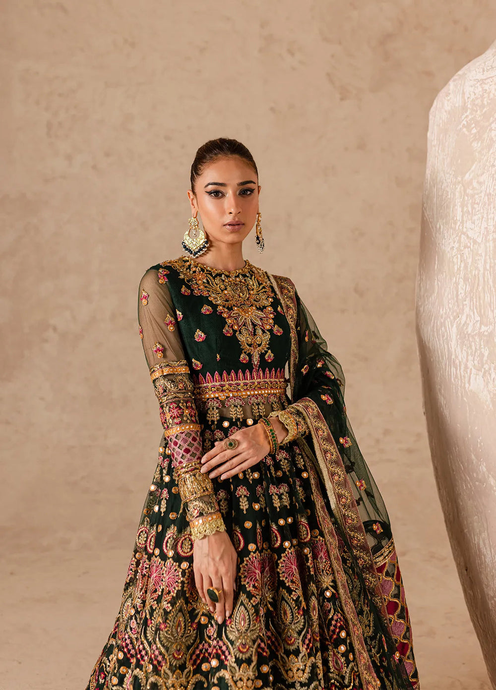 Imran Ramzan Embroidered Net Suits Unstitched 3 Piece IR24C Jardin - Formals Collection