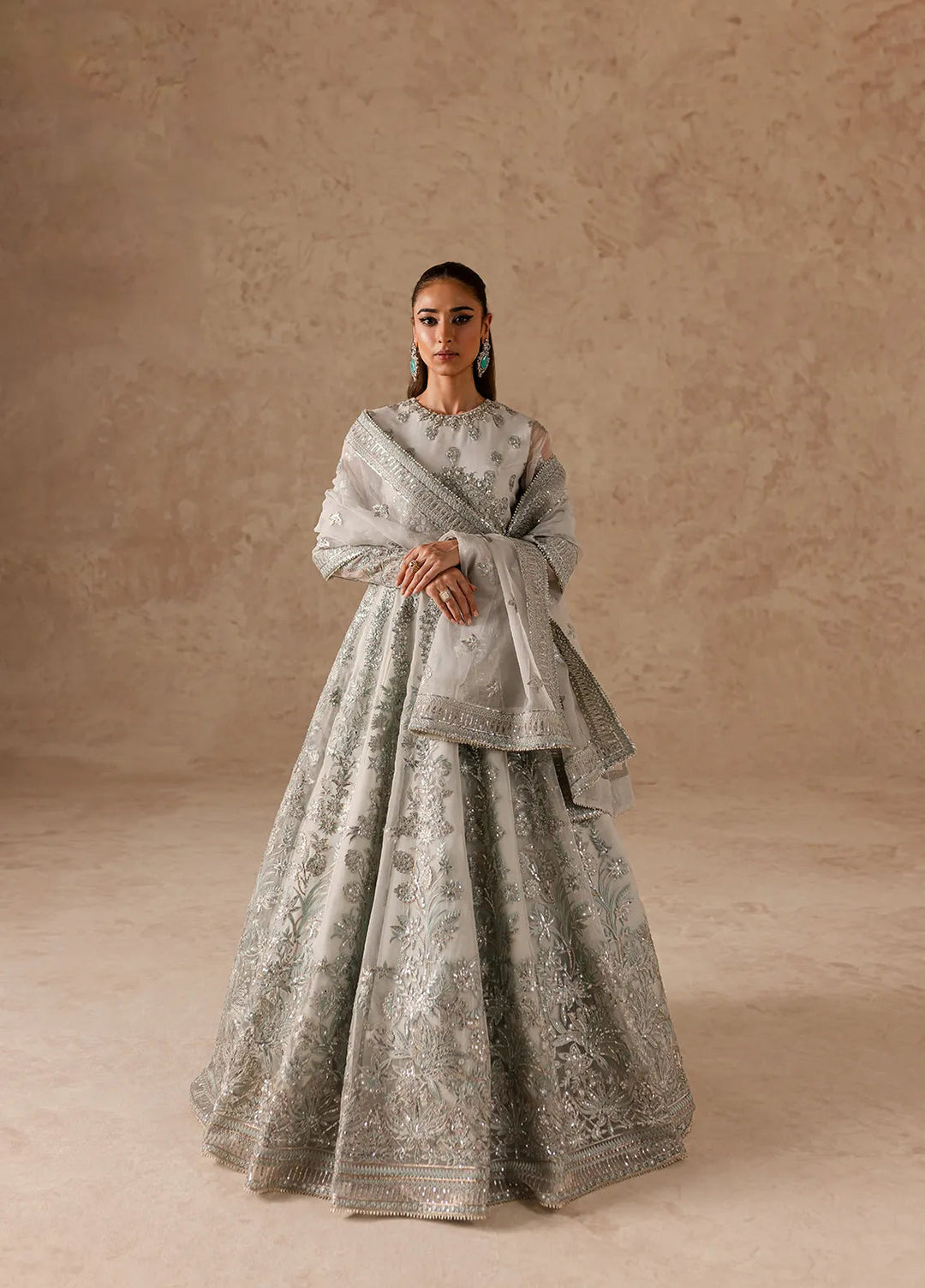 Imran Ramzan Embroidered Organza Suits Unstitched 3 Piece IR24C Etoile - Formals Collection