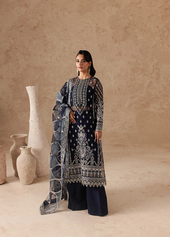 Imran Ramzan Embroidered Organza Suits Unstitched 3 Piece IR24C Nocturne - Formals Collection