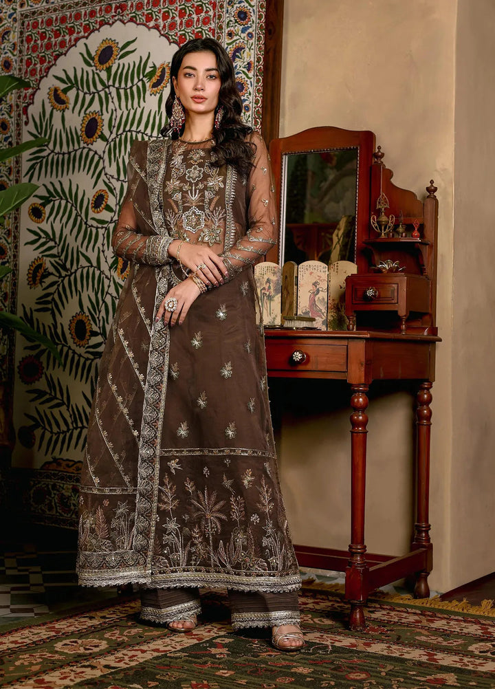 Imran Ramzan Embroidered Organza Suits Unstitched 3 Piece IR24R Afreen - Formals Collection