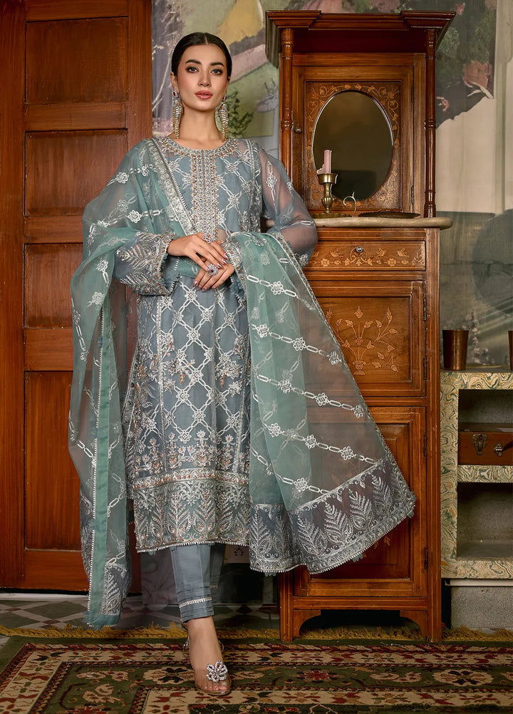 Imran Ramzan Embroidered Organza Suits Unstitched 3 Piece IR24R Ghazal - Formals Collection