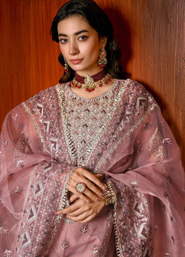 Imran Ramzan Embroidered Organza Suits Unstitched 3 Piece IR24R Maahru - Formals Collection