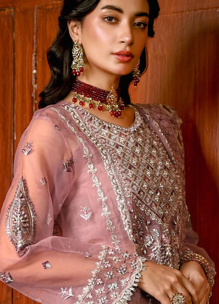 Imran Ramzan Embroidered Organza Suits Unstitched 3 Piece IR24R Maahru - Formals Collection