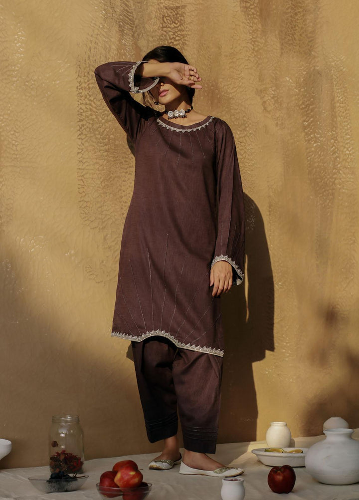 Soffio Casual Pret  Khaddar 2 Piece Suit SPK7011CG