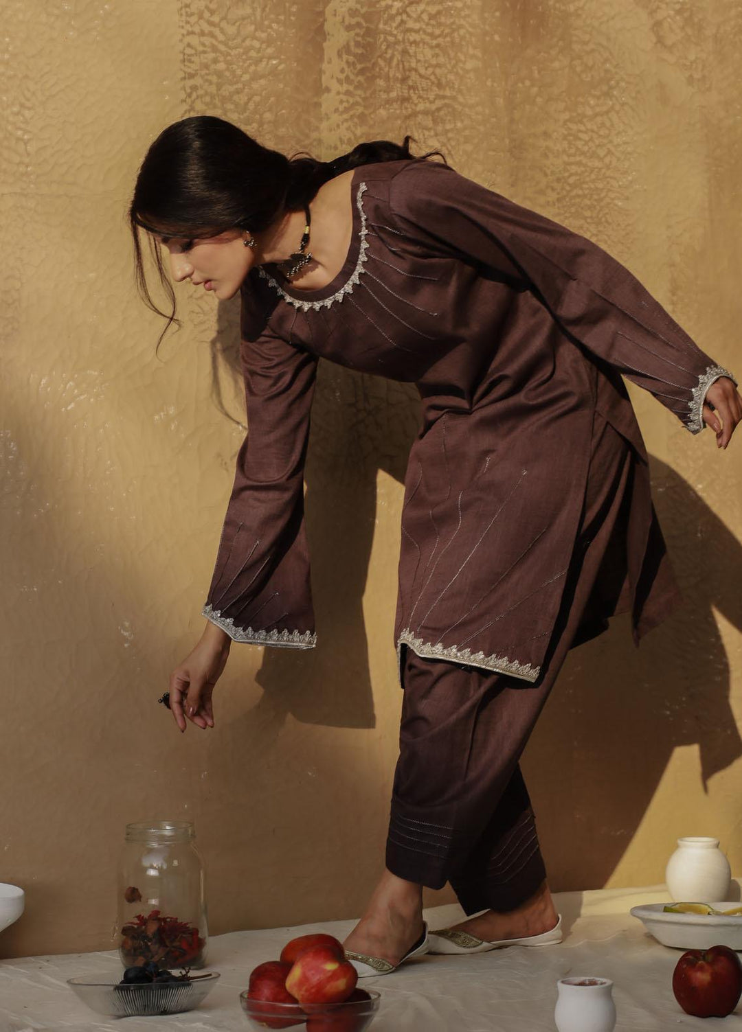 Soffio Casual Pret  Khaddar 2 Piece Suit SPK7011CG