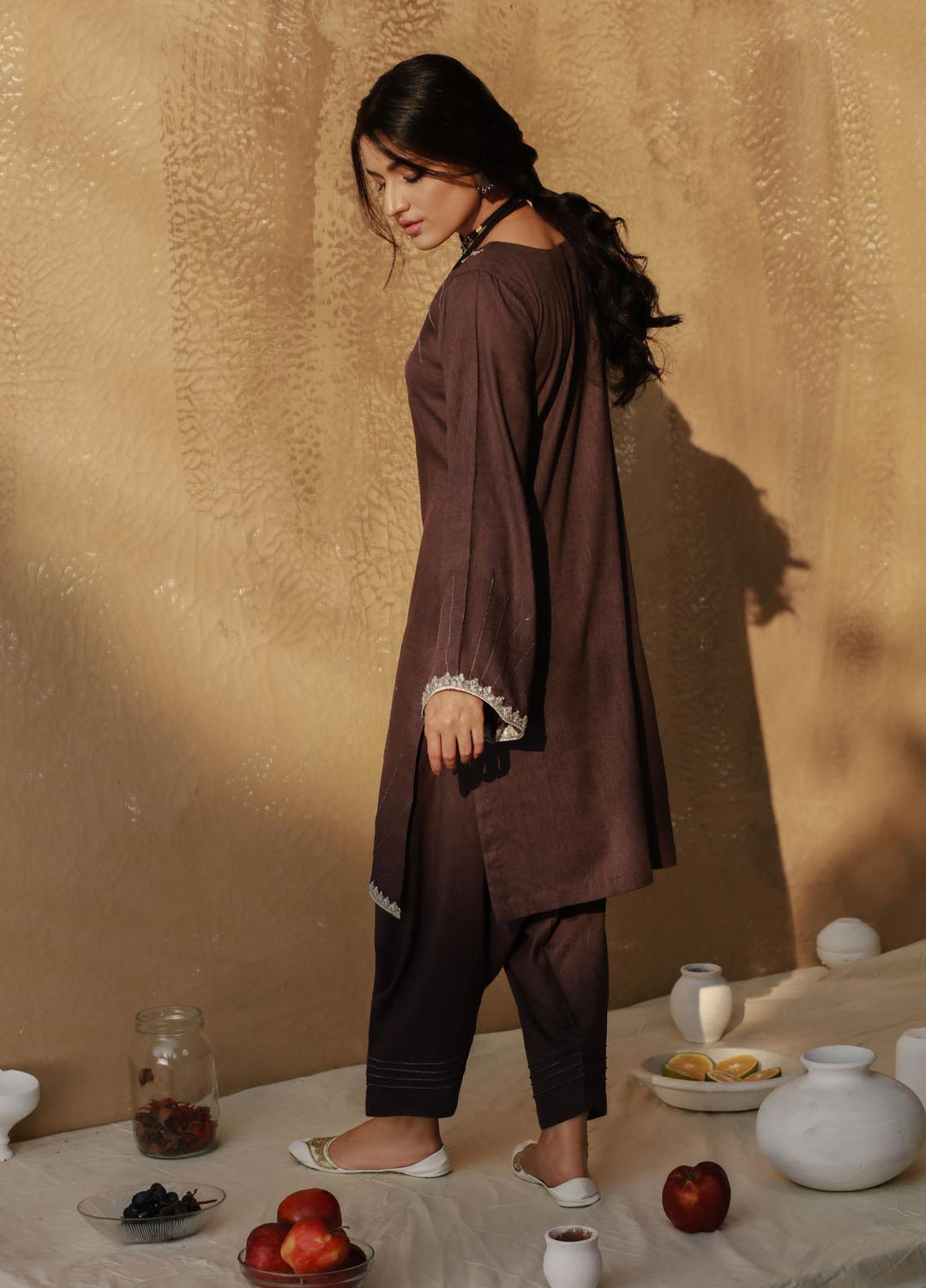 Soffio Casual Pret  Khaddar 2 Piece Suit SPK7011CG