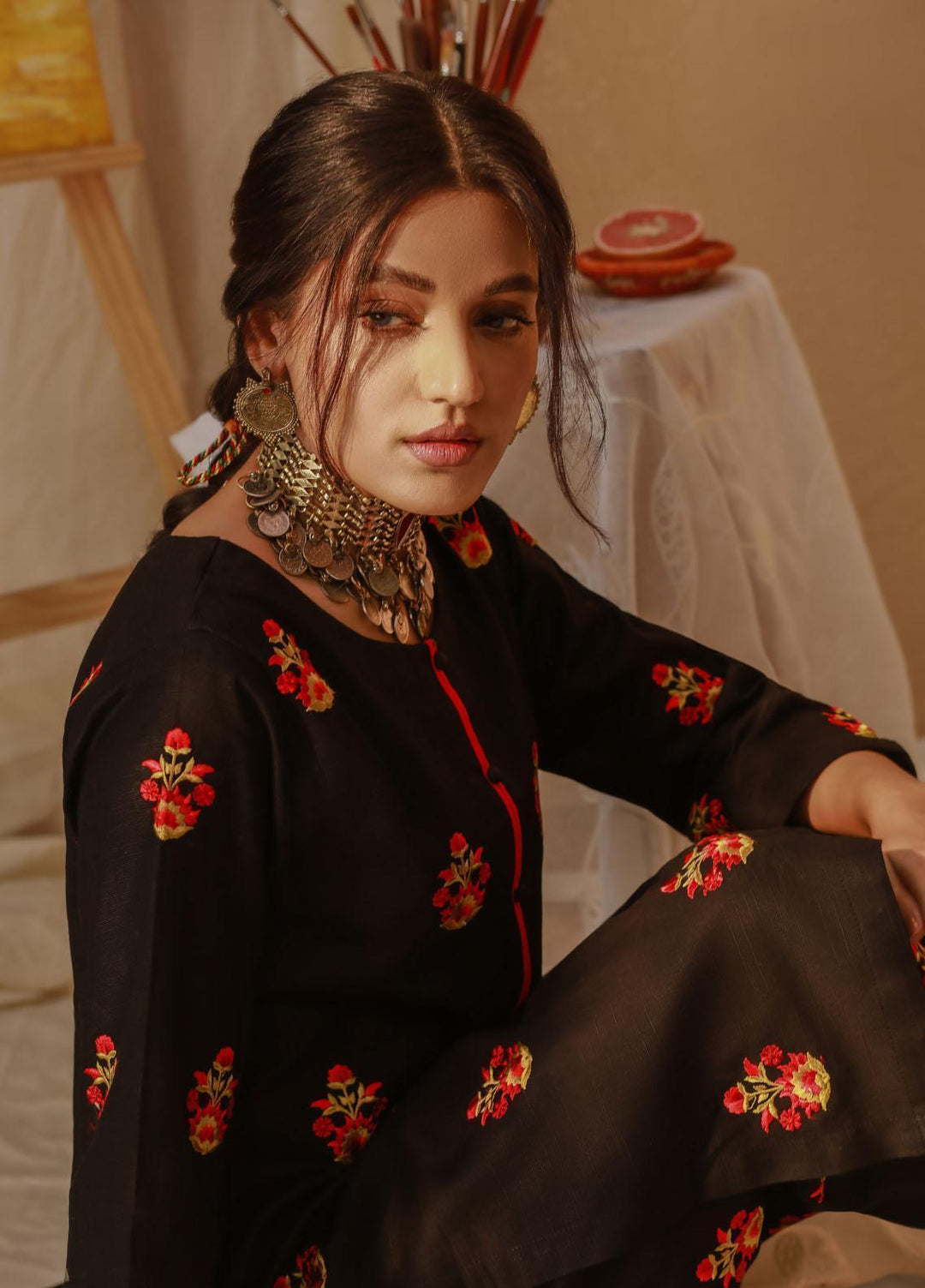 Soffio Casual Pret  Khaddar 2 Piece Suit SPK7012B