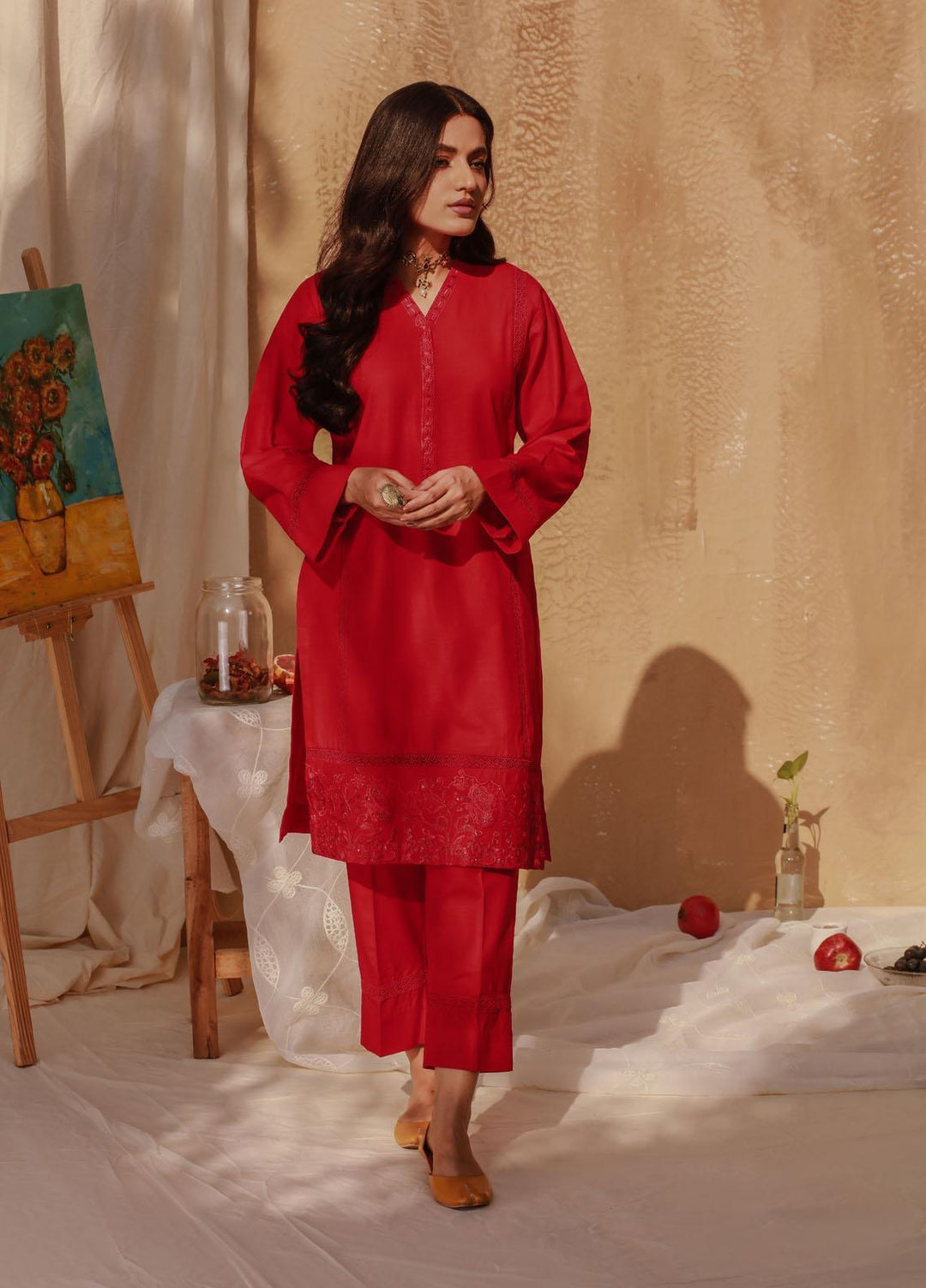 Soffio Casual Pret  Khaddar 2 Piece Suit SPK7015R