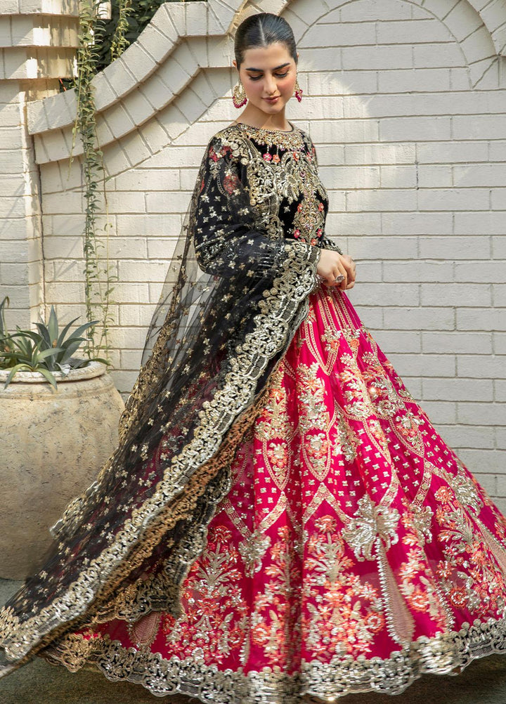 De Velour By Imrozia Premium Embroidered Velvet Suits Unstitched 3 Piece IMP22DV I.V-12 Sphene - Luxury Collection