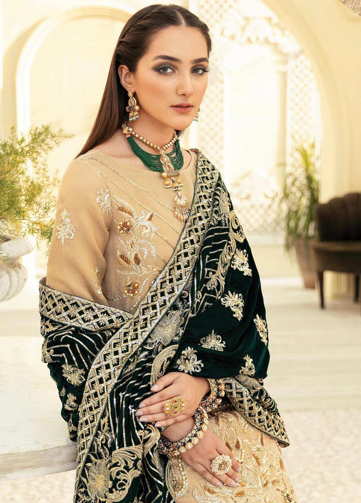 Imrozia Premium Embroidered Zari Suits Unstitched 3 Piece IMP21LH IV-06 Regnent - Formals Collection