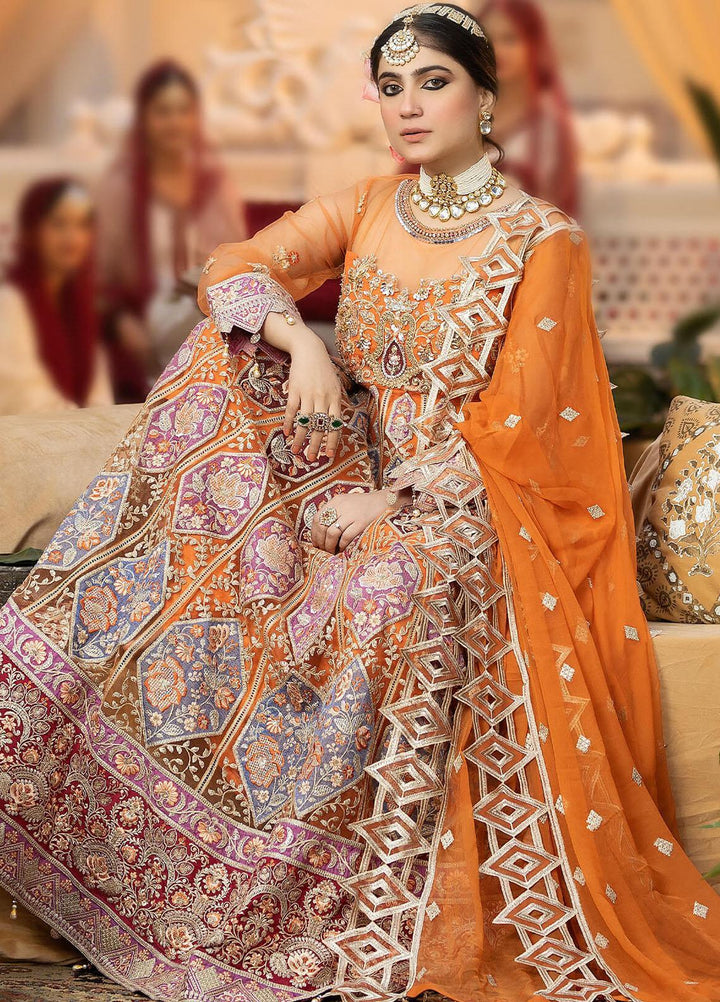 Imrozia Premium Embroidered Net Suits Unstitched 3 Piece IMP23FL L-269 Arboreal - Luxury Collection