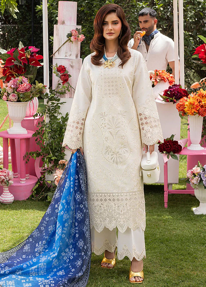 Imrozia Premium Pret Embroidered Cotton 3 Piece Suit IP-122 Amal