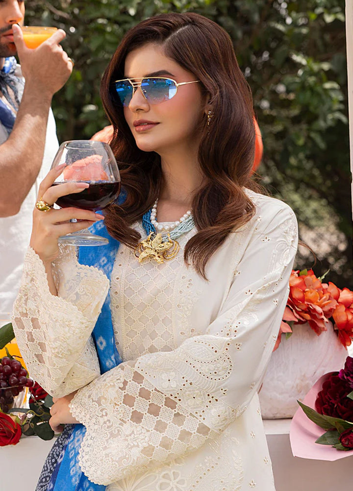 Imrozia Premium Pret Embroidered Cotton 3 Piece Suit IP-122 Amal