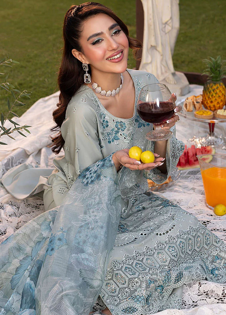 Imrozia Premium Pret Embroidered Cotton 3 Piece Suit IP-126 Sarah