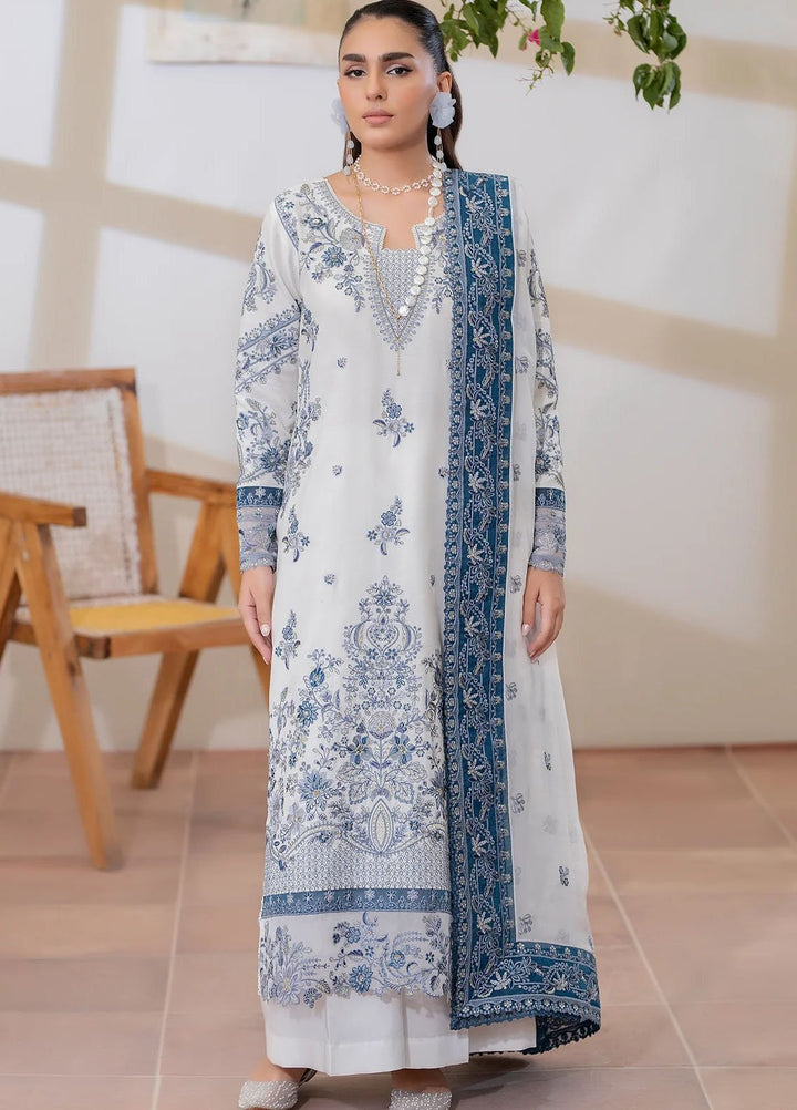 Imrozia Premium Pret Embroidered Lawn 3 Piece Suit IP-139 Simal