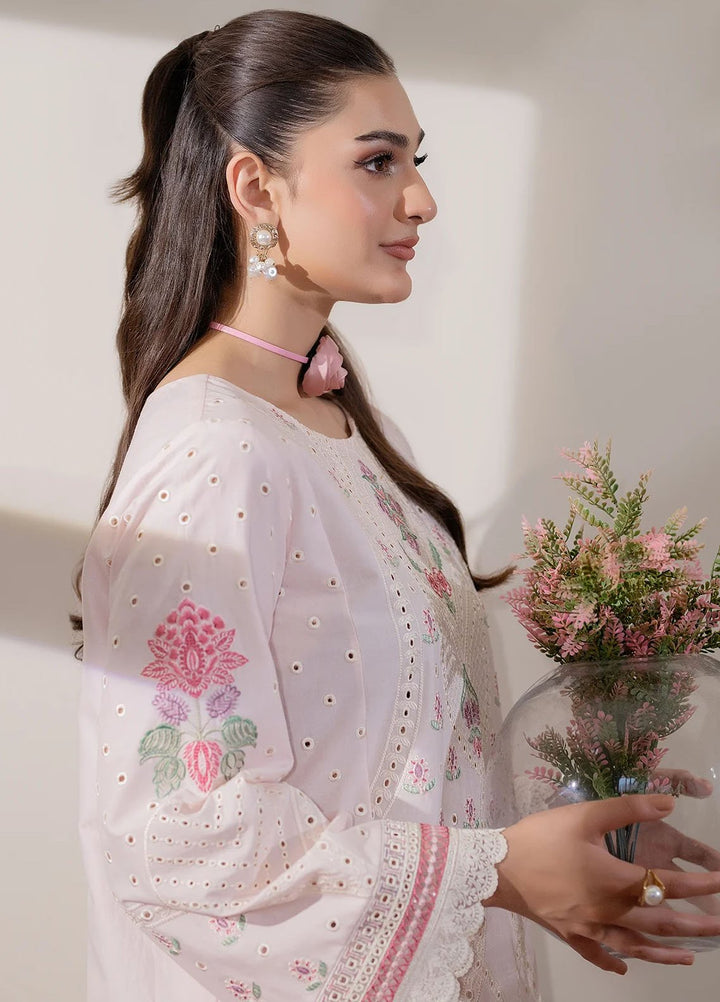 Imrozia Premium Pret Embroidered Lawn 3 Piece Suit IP-142 Elham