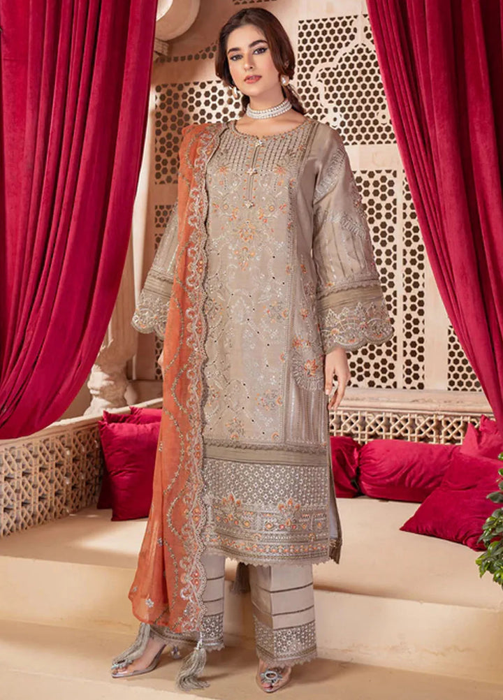 Imrozia Premium Pret Embroidered Viscose Silk 3 Piece Suit IP-116 Myra