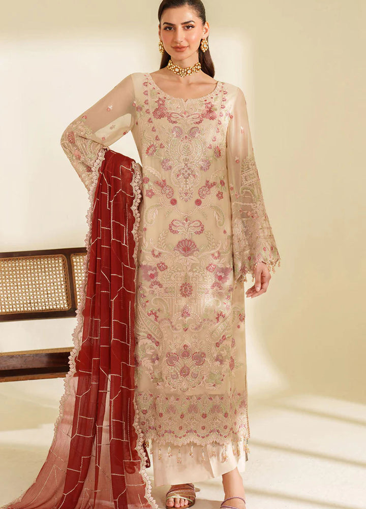 Imrozia Pret Embroidered Chiffon 3 Piece Suit M-98 Zyne