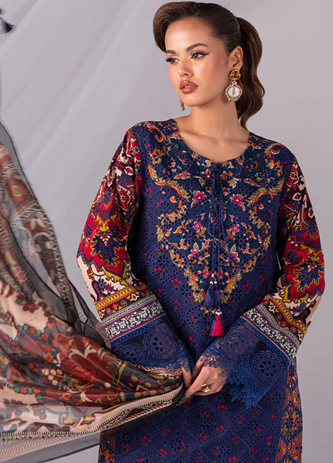 Imrozia Pret Printed Cotton 3 Piece Suit SP-58 Nayrah
