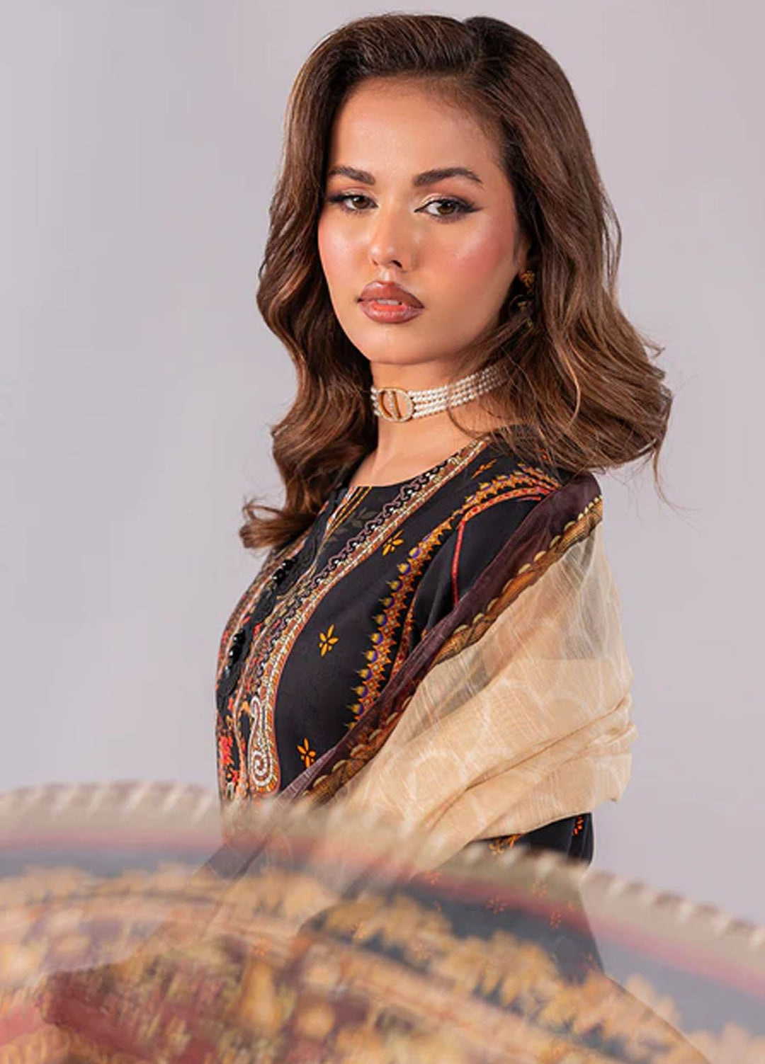 Imrozia Pret Printed Cotton 3 Piece Suit SP-63 Yusra