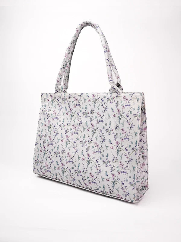 Maa aur Mai by TJK Designs Printed Inaya Canvas Tote Bag - Casual Collection