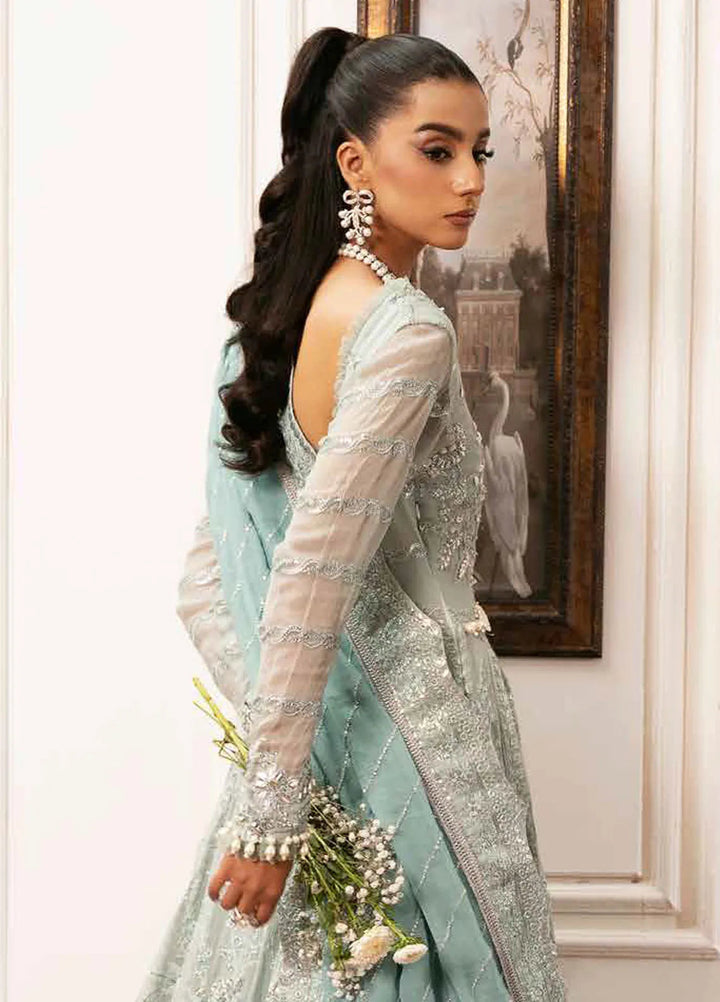 Inayat By Ajr Embroidered Chiffon Suit Unstitched 3 Piece AJR24IWD-04 Exquisite Rose - Formal Collection