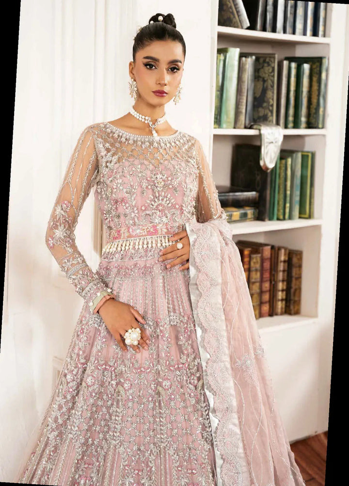 Inayat By Ajr Embroidered Net Suit Unstitched 3 Piece AJR24IWD-05 Rosabella - Formal Collection