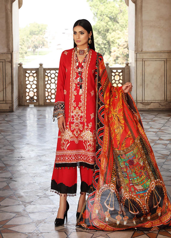 Inayat by Afsaneh Embroidered Lawn Suits Unstitched 3 Piece AFH21I AMARA - Eid Collection