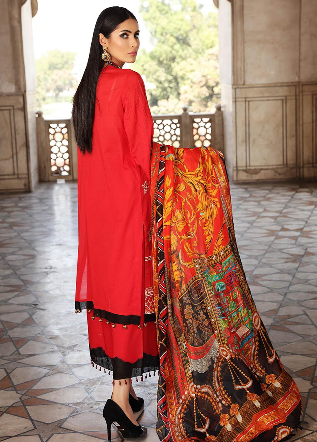 Inayat by Afsaneh Embroidered Lawn Suits Unstitched 3 Piece AFH21I AMARA - Eid Collection